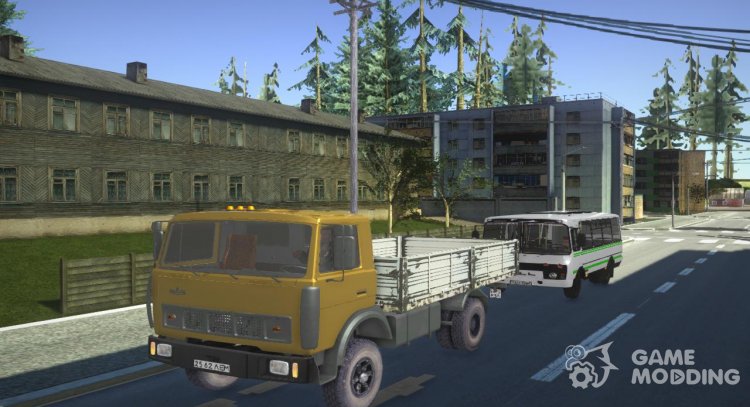 Maz - 5337 de a Bordo para GTA San Andreas