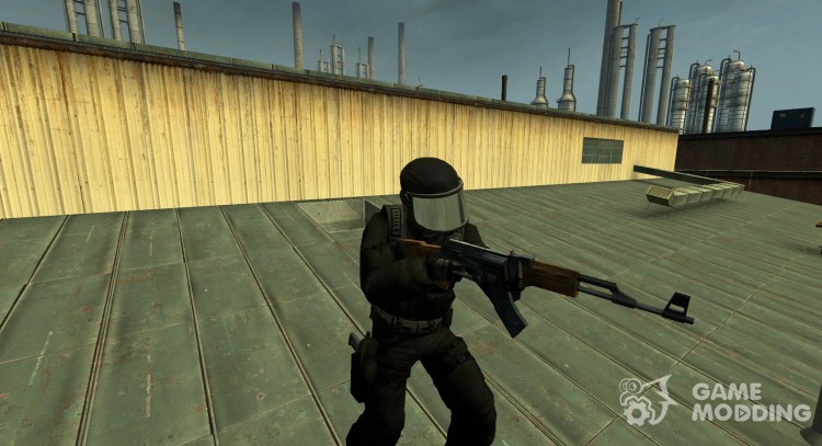 Black_and_Chrome_GIGN for Counter-Strike Source