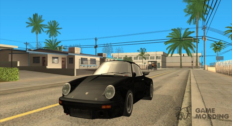 Porsche 911 Black V2 for GTA San Andreas