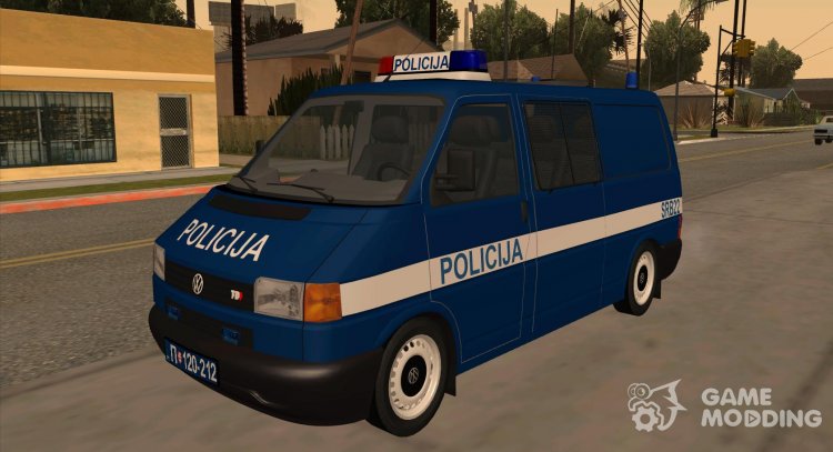 Volkswagen Transporter T4 Police (v.2) for GTA San Andreas