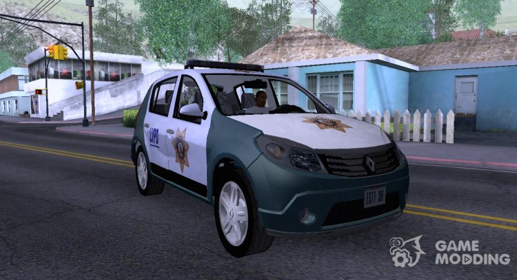 Renault Sandero Police LV para GTA San Andreas