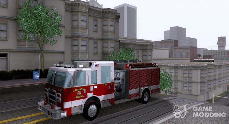 Pierce Pumpers. San Francisco Fire Departament (E) for GTA San Andreas