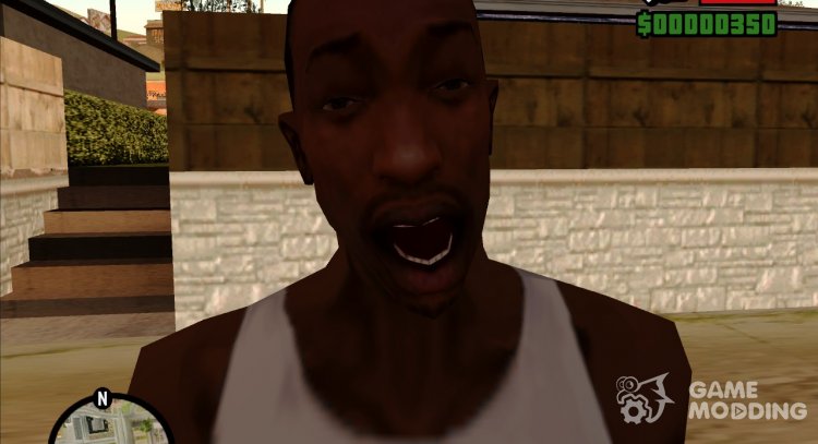 Facial expressions for CJ for GTA San Andreas