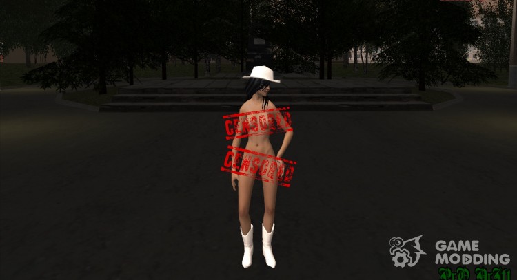 CowGirl (Nude Version) for GTA San Andreas