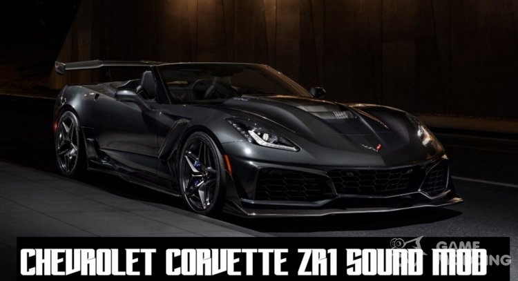 Chevrolet Corvette ZR1 de Sonido Mod para GTA San Andreas