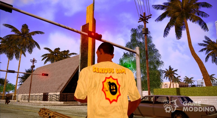 Camiseta De Serious Sam para GTA San Andreas