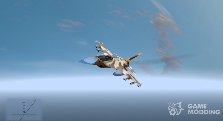 F-16 Warplane Moroccan Air Force для GTA San Andreas