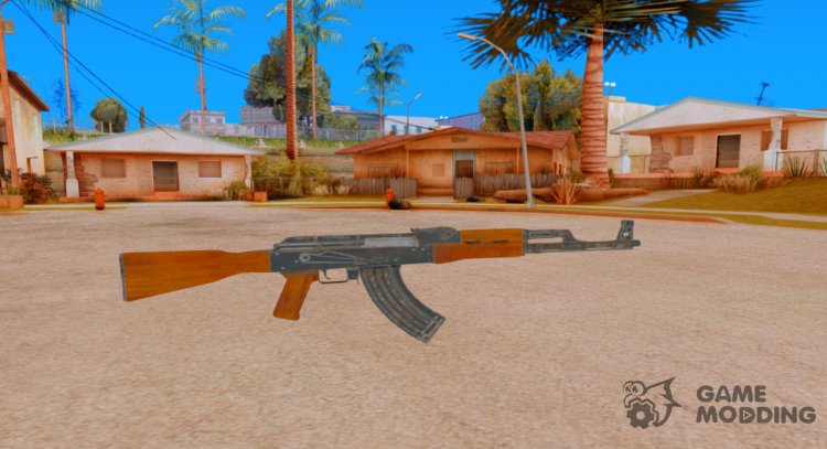 AK-47 from Uncharted 4 for GTA San Andreas