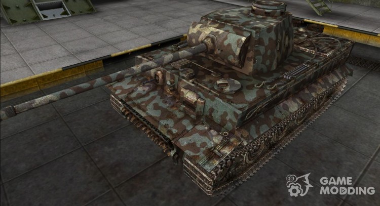 The skin for the Panzer VI Tiger for World Of Tanks
