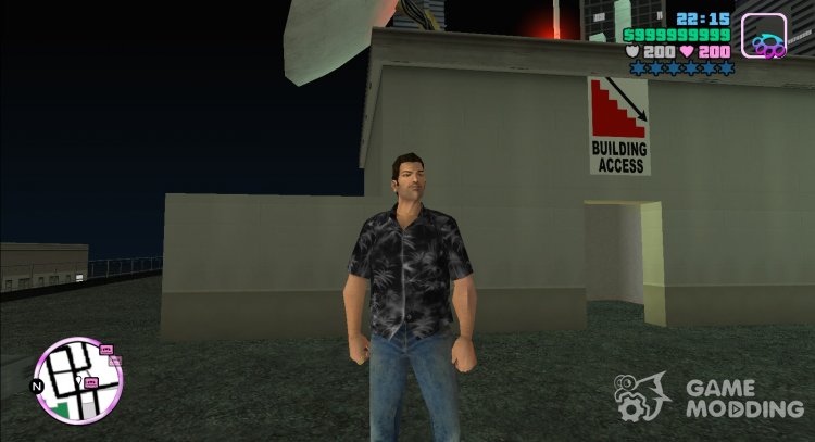 4 new colors for Tommy's shirt for GTA Vice City