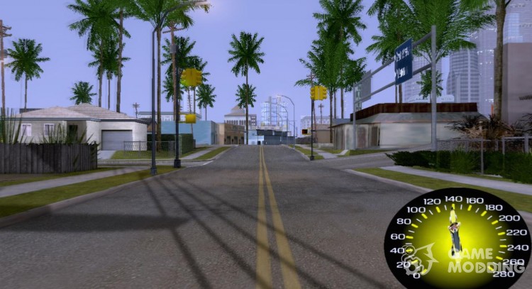 Мото Спидометр для GTA San Andreas