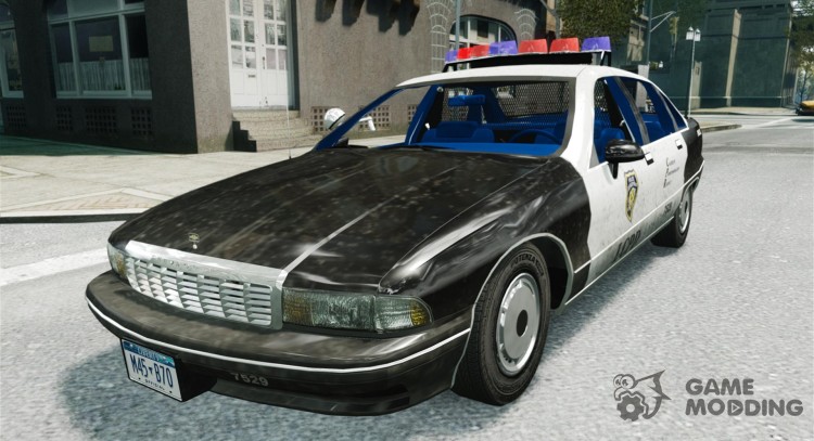 Chevrolet Caprice Police 1991 v.2.0 для GTA 4
