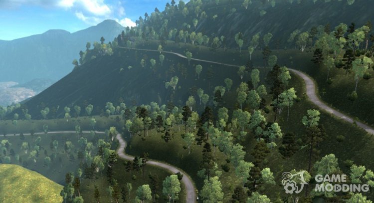 The road of death. Peru for Euro Truck Simulator 2