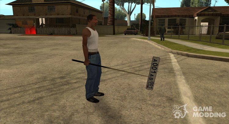 Cue with Russian license plates for GTA San Andreas