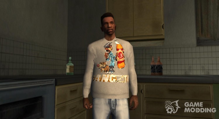 Suéter Gangzta para GTA San Andreas