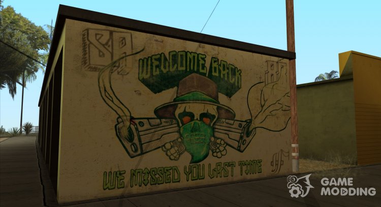 Graffiti Welcome Back (Mod Loader) for GTA San Andreas