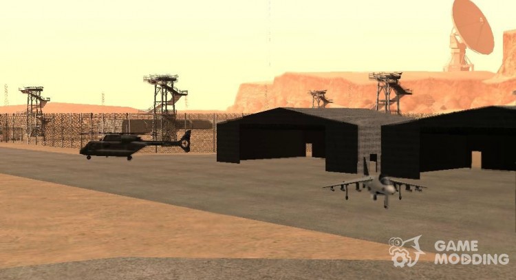 Mini update military base 69 for GTA San Andreas