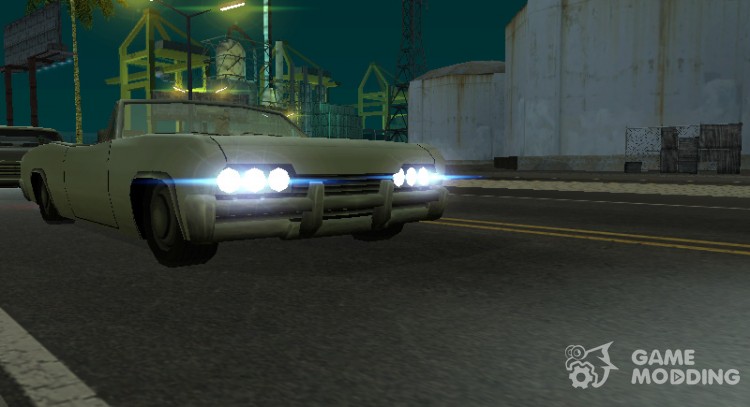HD vehicle and particle для GTA San Andreas