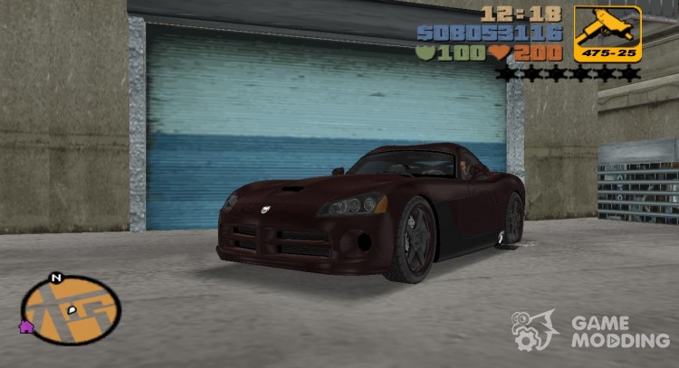 Dodge Viper SRT-10 Carbon Custom для GTA 3