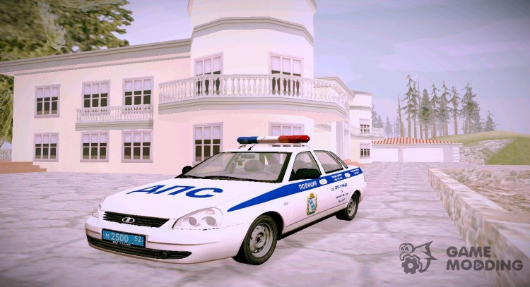 ВАЗ 2170 Приора Полиция ДПС для GTA San Andreas
