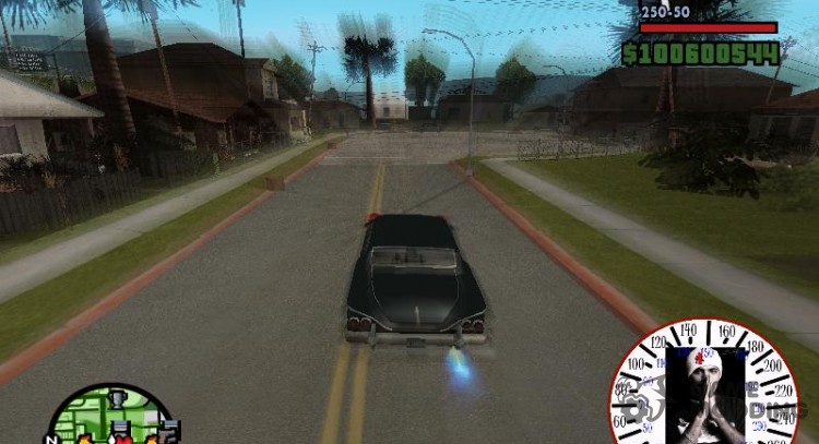 Спидометр GUF для GTA San Andreas