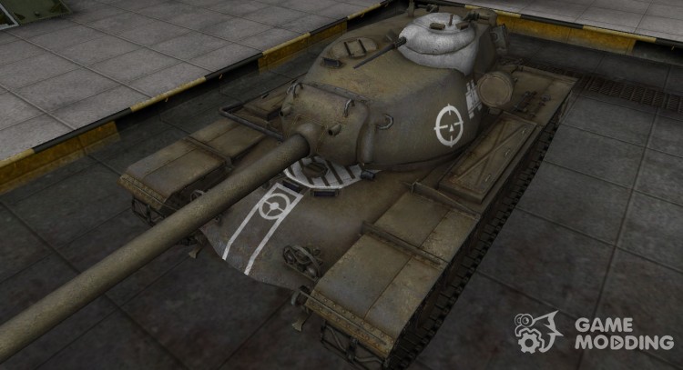 Зоны пробития контурные для T110E5 для World Of Tanks