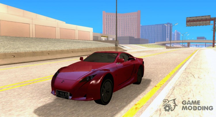 Lexus LFA para GTA San Andreas