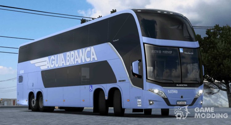 Автобусный вагон Vissta Bus DD 15M для Euro Truck Simulator 2