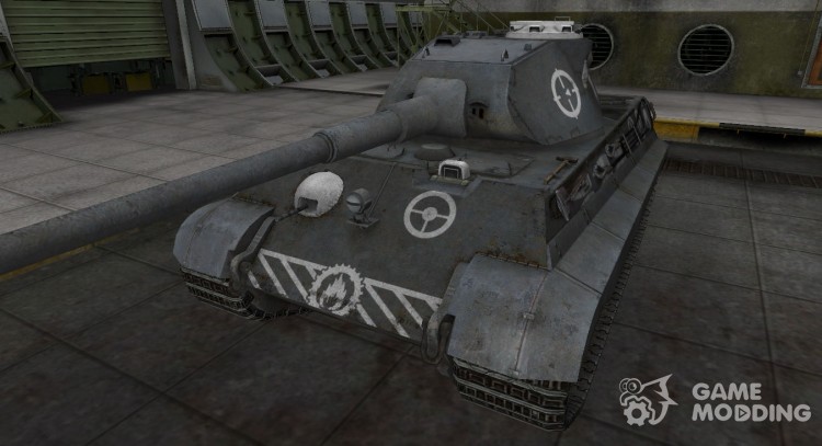 Breaking through the zone contour for PzKpfw VIB Tiger II for World Of Tanks