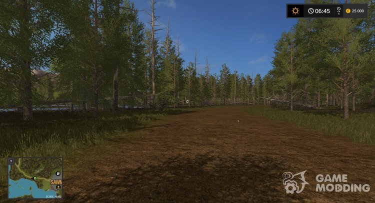 Forest map for Farming Simulator 2017