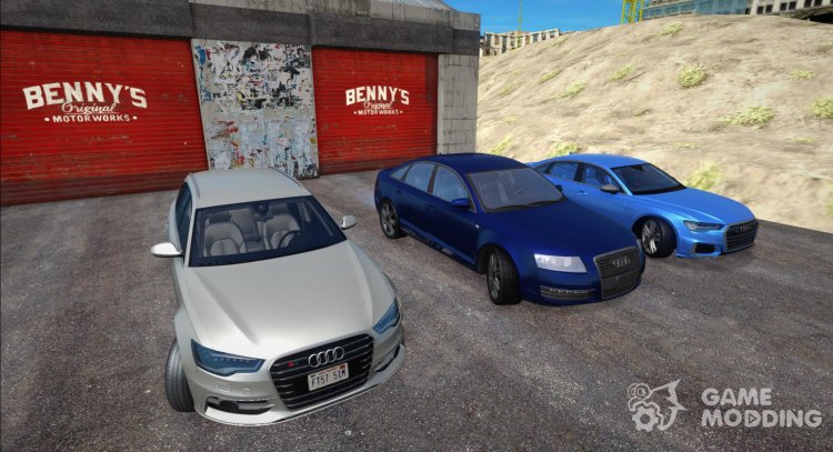 Пак машин Audi S6 (Все модели) для GTA San Andreas