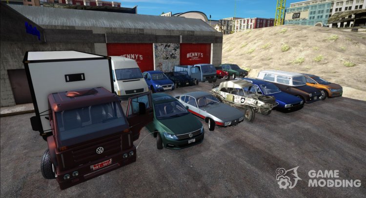 Пак разных машин Volkswagen (EuroVan, Titan, Worker, 1600, Citi, ID, Lavida, LT, Lupo, Nivus, Phideon) для GTA San Andreas