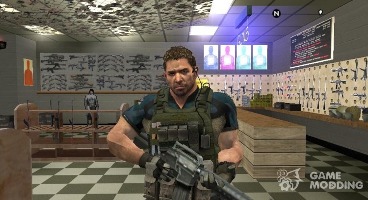 Chris redfield de Resident Evil 6 para GTA San Andreas