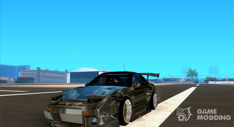 Nissan 180SX Gkon - Drift chrome для GTA San Andreas