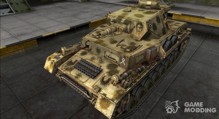 La piel del Pz IV Ausf GH para World Of Tanks