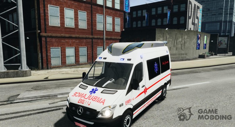 Mercedes-Benz Sprinter Iranian Ambulance для GTA 4