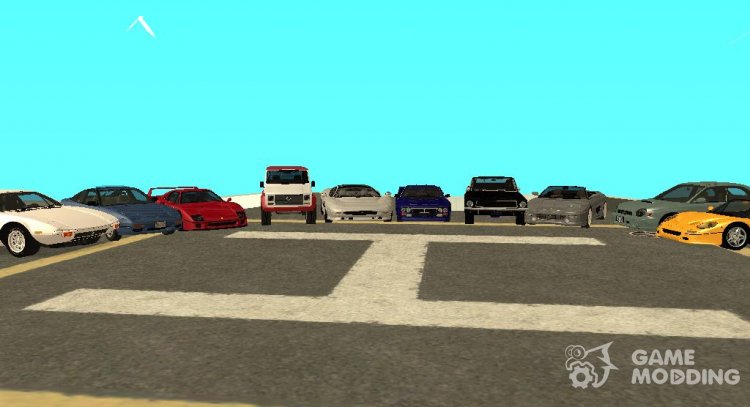 Пак автомобилей tunable для GTA San Andreas