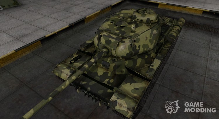 El skin de propiedad intelectual con el camuflaje para World Of Tanks