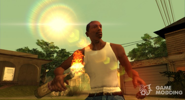 HQ Cócteles molotov (With HD Original Icon) para GTA San Andreas