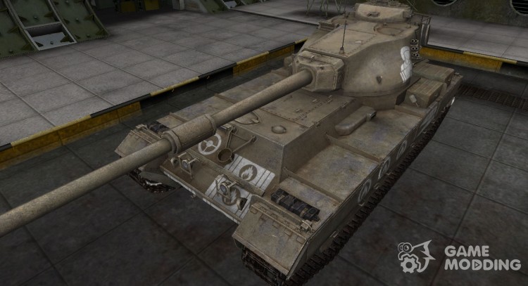 Breaking through the zone, compass FV215b for World Of Tanks