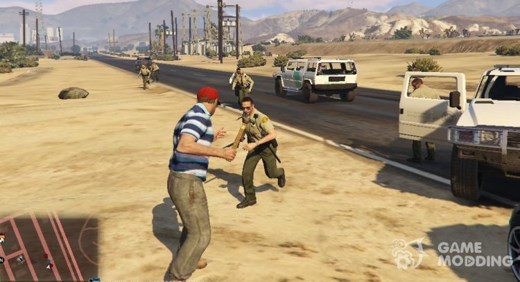 Fighting Cops 0.2 for GTA 5