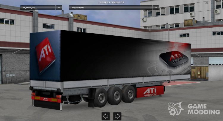 Nvidia, Ati, Intel Trailers for Euro Truck Simulator 2
