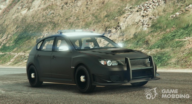 La policía de los ángeles Subaru Impreza WRX STI para GTA 5