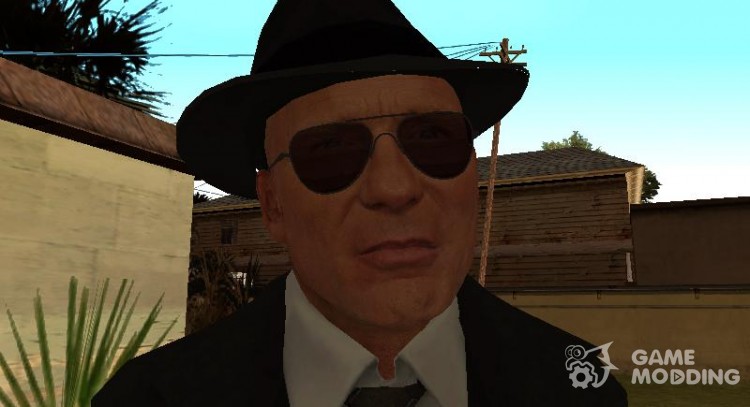 Джимми в черном длинном пальто из Mafia II для GTA San Andreas