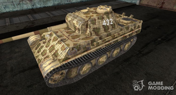 Skin for PzKpfw V Panther for World Of Tanks