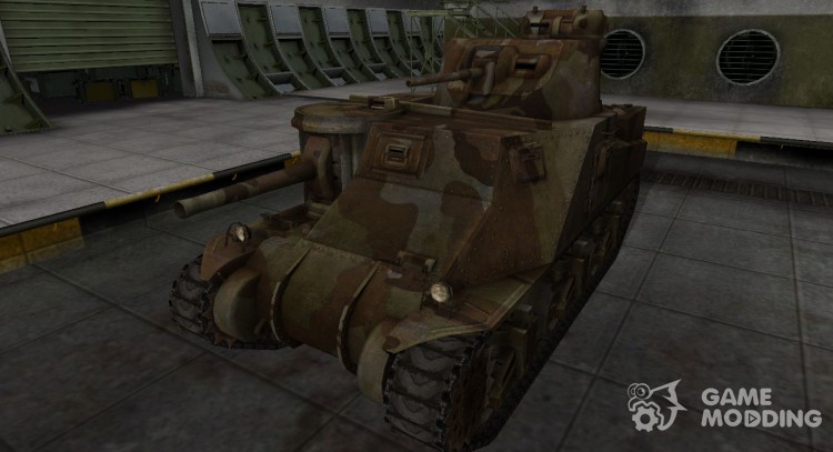 The skin for the American M3 Lee tank for World Of Tanks