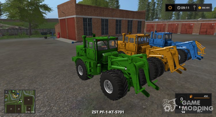 Кировец K-701 actualizar a la versión 2.1 para Farming Simulator 2017