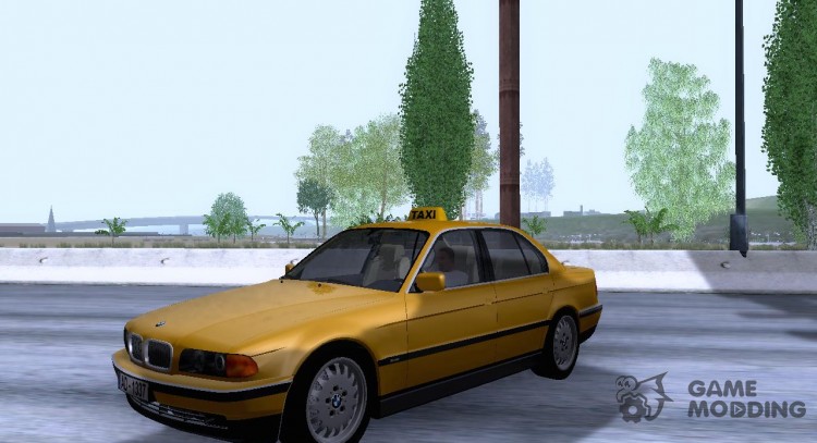 BMW 730i E38 1996 Taxi для GTA San Andreas
