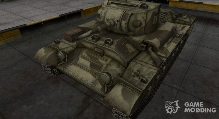 Desert skin for Valentine II for World Of Tanks