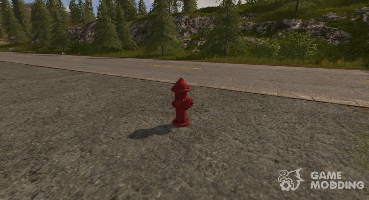 Hydrant with water for Farming Simulator 2017